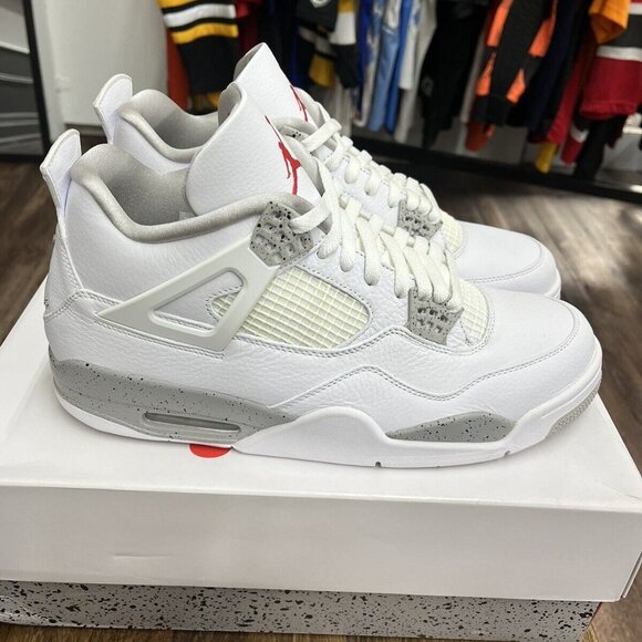 Nike Air Jordan 4 Retro Tech White Oreo 2021 - Picture 3 of 5